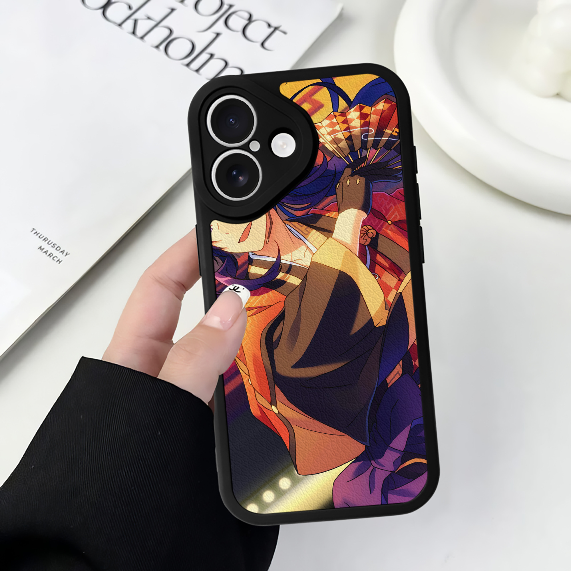（画像用） あんさんぶるスターズ! Ensemble Stars 【iPhone 16シリーズ対応】シリコンスマホケース（レザー調） 材質：シリコン